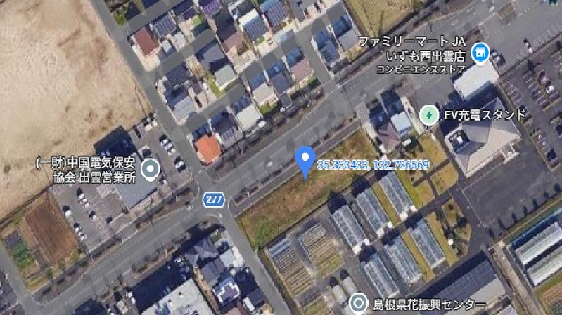 賃貸物件 西新町の地図